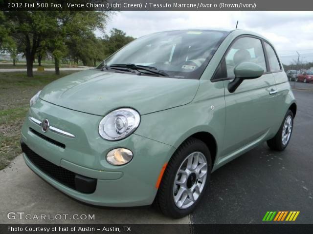 2012 Fiat 500 Pop in Verde Chiaro (Light Green)