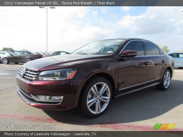 2012 Volkswagen Passat V6 SEL in Opera Red Metallic