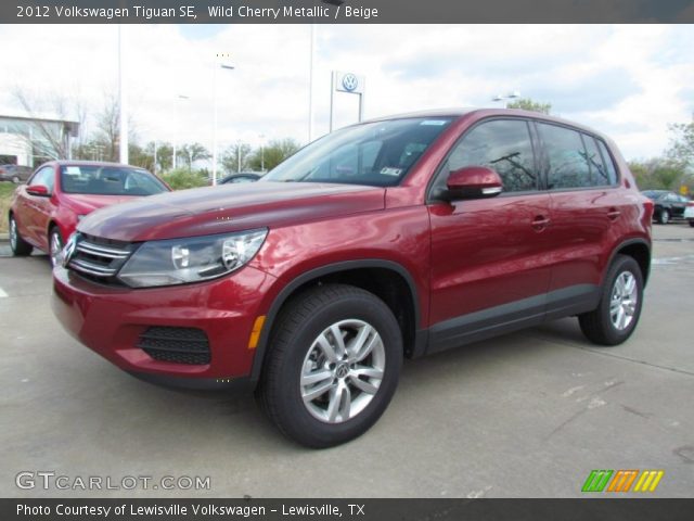 2012 Volkswagen Tiguan SE in Wild Cherry Metallic