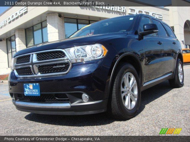 2011 Dodge Durango Crew 4x4 in Blackberry Pearl