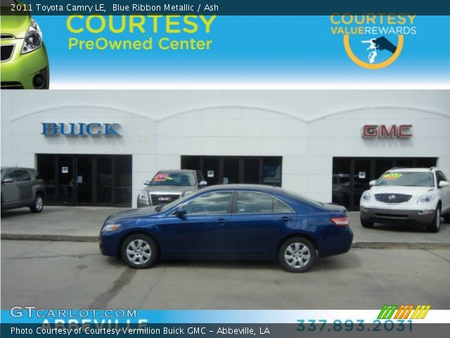2011 Toyota Camry LE in Blue Ribbon Metallic
