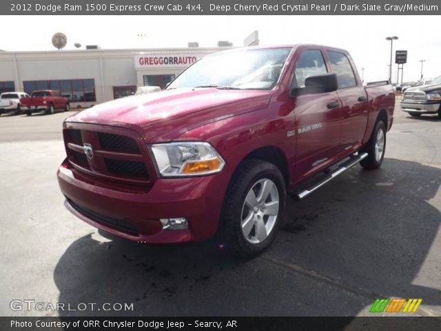 2012 Dodge Ram 1500 Express Crew Cab 4x4 in Deep Cherry Red Crystal Pearl