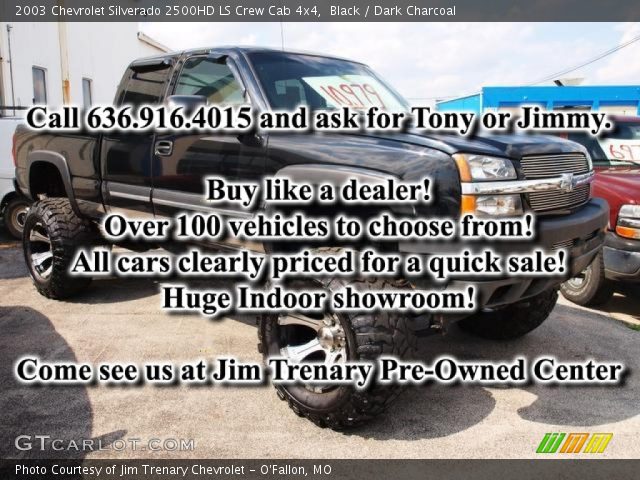 2003 Chevrolet Silverado 2500HD LS Crew Cab 4x4 in Black