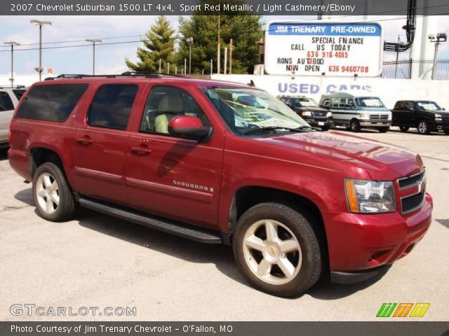 2007 Chevrolet Suburban 1500 LT 4x4 in Sport Red Metallic