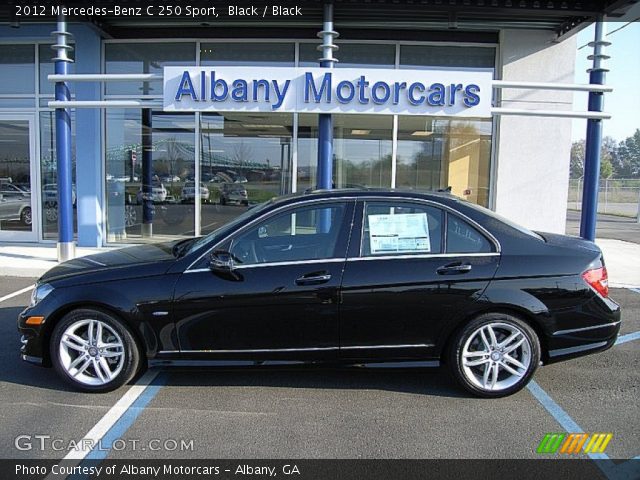 2012 Mercedes-Benz C 250 Sport in Black