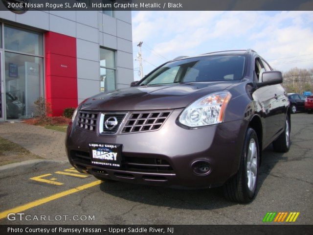 2008 Nissan Rogue SL AWD in Iridium Graphite Metallic