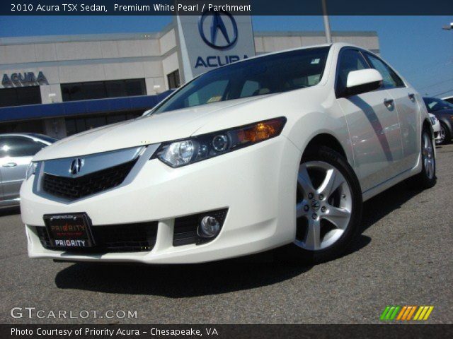 2010 Acura TSX Sedan in Premium White Pearl