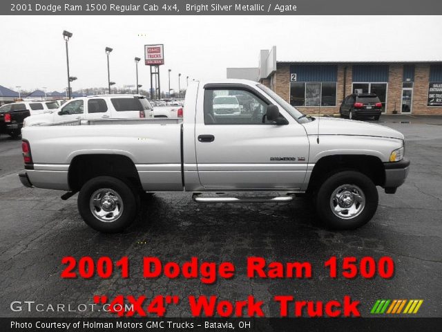 2001 Dodge Ram 1500 Regular Cab 4x4 in Bright Silver Metallic