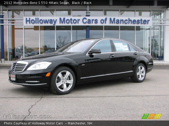 2012 Mercedes-Benz S 550 4Matic Sedan in Black