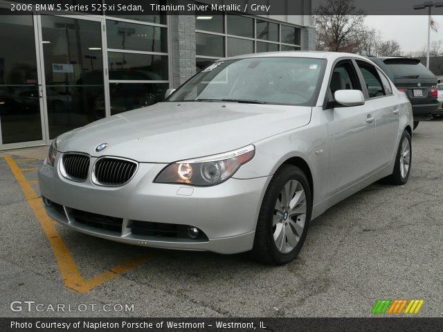 2006 BMW 5 Series 525xi Sedan in Titanium Silver Metallic