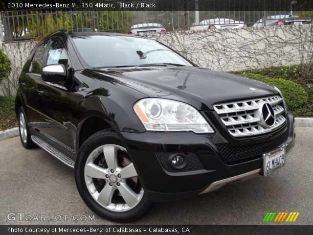 2010 Mercedes-Benz ML 350 4Matic in Black
