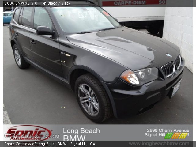 2006 BMW X3 3.0i in Jet Black