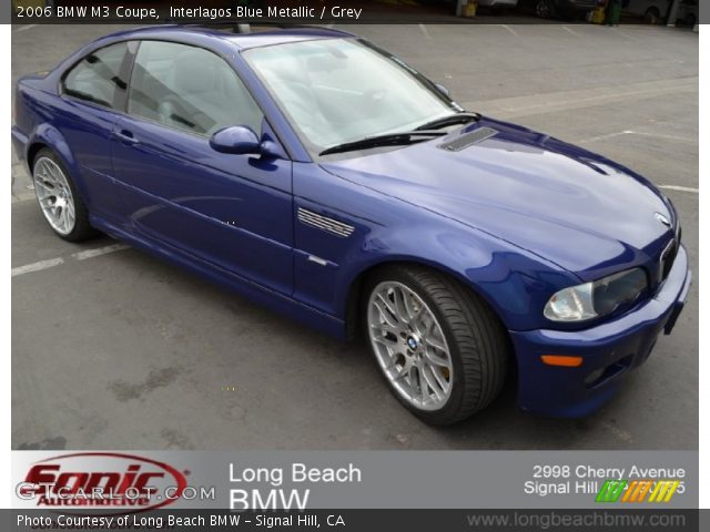 2006 BMW M3 Coupe in Interlagos Blue Metallic