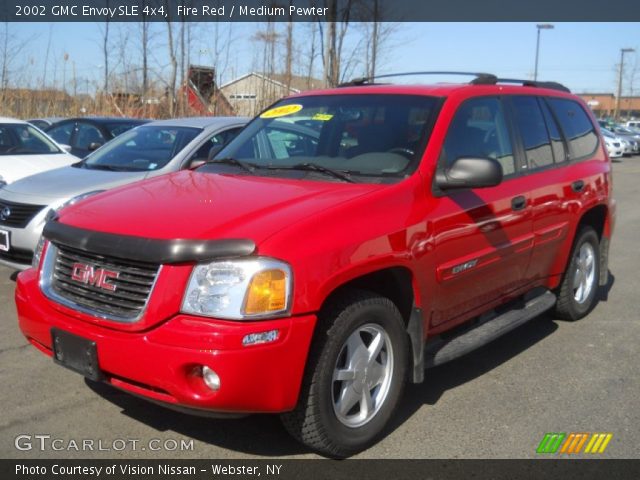 2002 GMC Envoy SLE 4x4 in Fire Red
