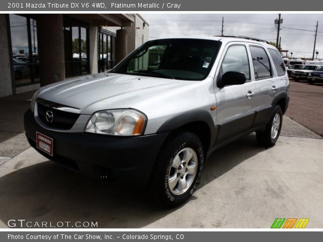 2001 Mazda Tribute DX V6 4WD in Platinum Metallic
