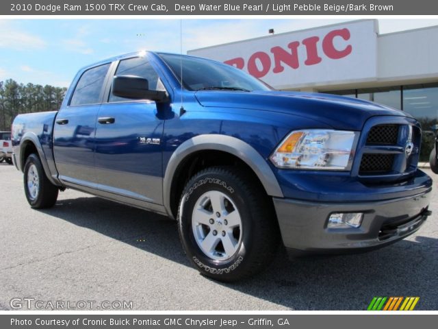 2010 Dodge Ram 1500 TRX Crew Cab in Deep Water Blue Pearl