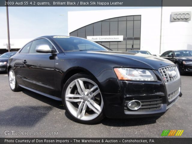 2009 Audi S5 4.2 quattro in Brilliant Black