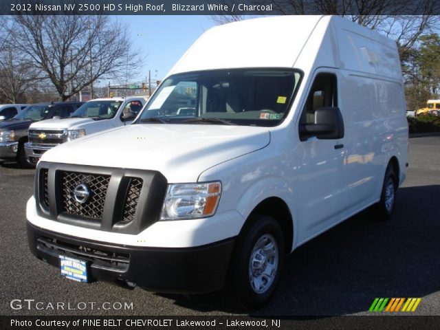 2012 Nissan NV 2500 HD S High Roof in Blizzard White