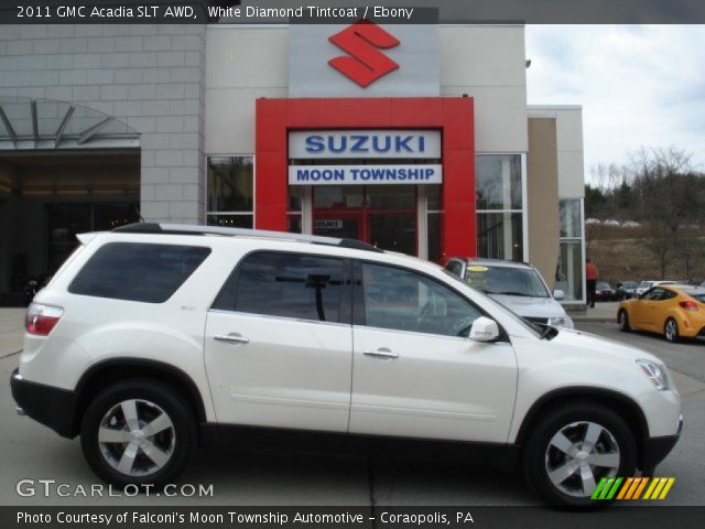 2011 GMC Acadia SLT AWD in White Diamond Tintcoat