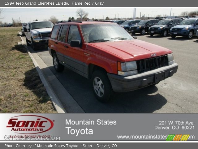 1994 Jeep Grand Cherokee Laredo in Flame Red