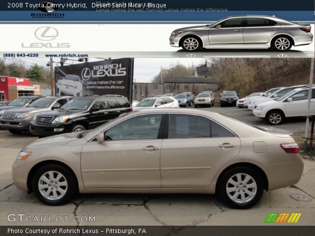 2008 Toyota Camry Hybrid in Desert Sand Mica