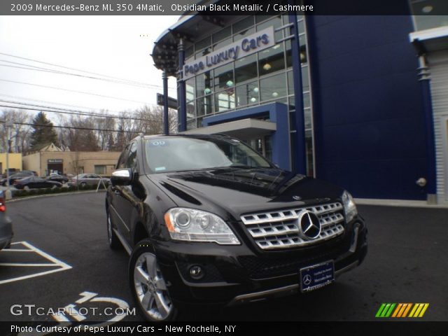 2009 Mercedes-Benz ML 350 4Matic in Obsidian Black Metallic