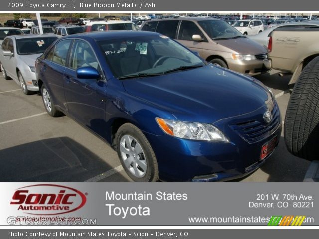 2009 Toyota Camry LE in Blue Ribbon Metallic
