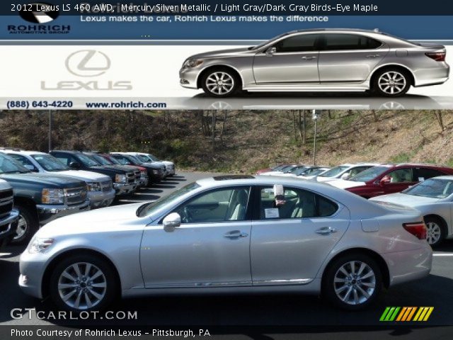 2012 Lexus LS 460 AWD in Mercury Silver Metallic