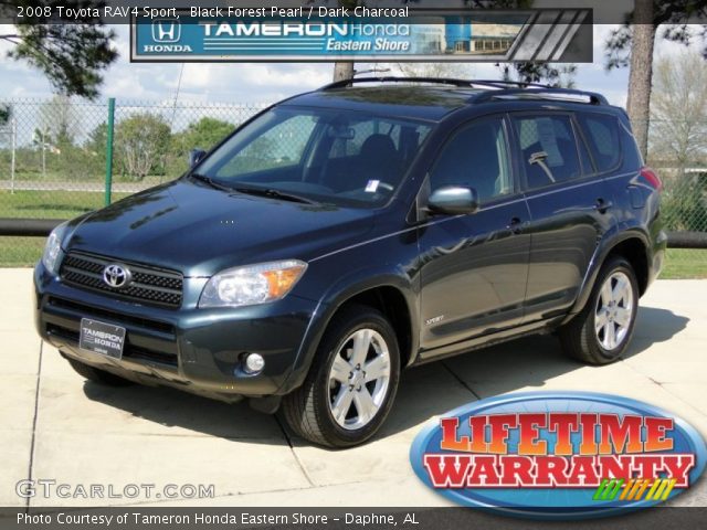 2008 Toyota RAV4 Sport in Black Forest Pearl