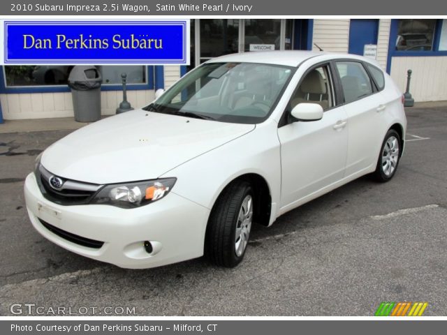 2010 Subaru Impreza 2.5i Wagon in Satin White Pearl