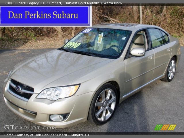 2008 Subaru Legacy 3.0R Limited in Harvest Gold Metallic
