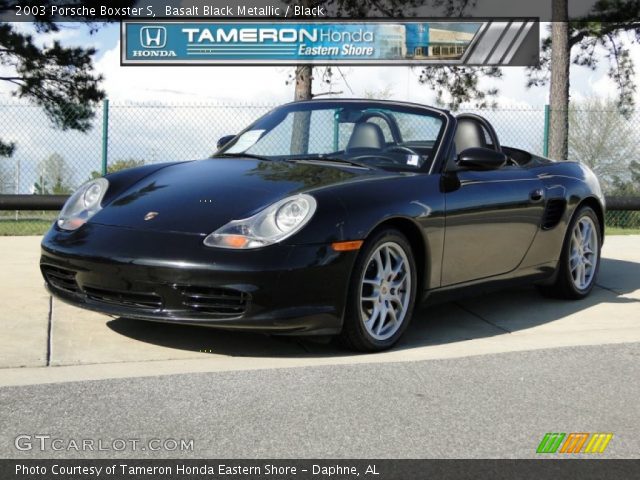2003 Porsche Boxster S in Basalt Black Metallic