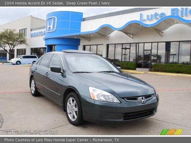 2004 Honda Accord EX V6 Sedan in Deep Green Pearl