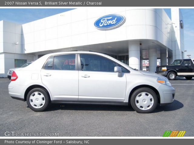 2007 Nissan Versa S in Brilliant Silver Metallic