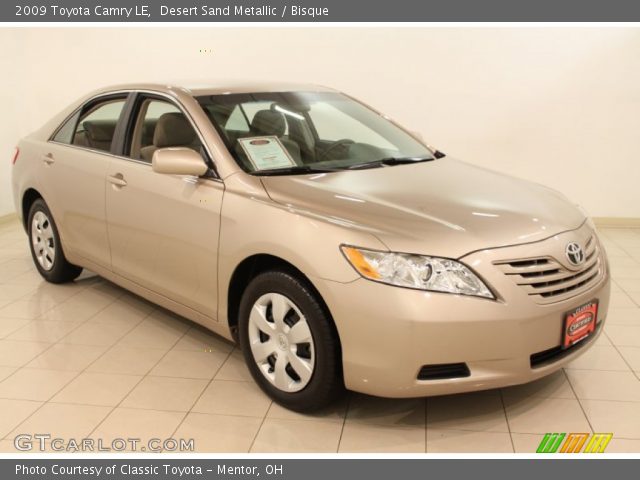 2009 Toyota Camry LE in Desert Sand Metallic