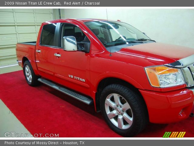 2009 Nissan Titan LE Crew Cab in Red Alert