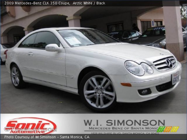 2009 Mercedes-Benz CLK 350 Coupe in Arctic White
