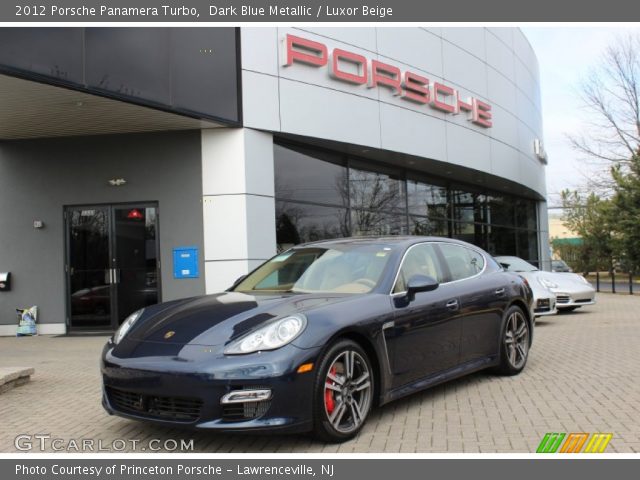 2012 Porsche Panamera Turbo in Dark Blue Metallic