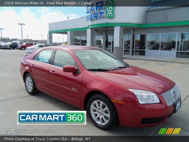 2008 Mercury Milan I4 in Vivid Red Metallic