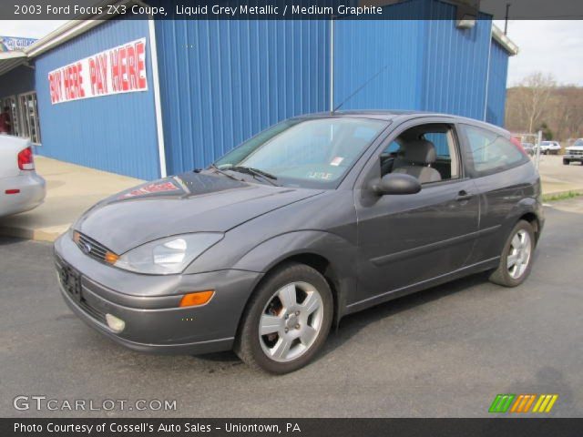 2003 Ford Focus ZX3 Coupe in Liquid Grey Metallic