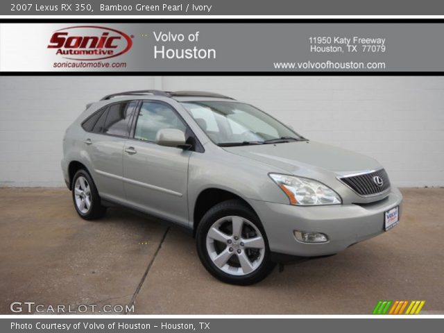 2007 Lexus RX 350 in Bamboo Green Pearl