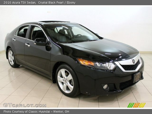 2010 Acura TSX Sedan in Crystal Black Pearl