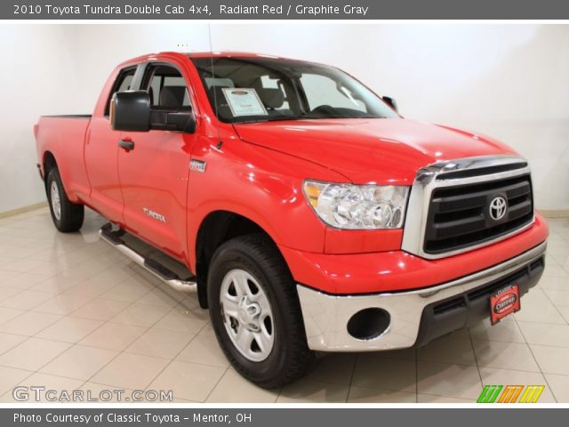 2010 Toyota Tundra Double Cab 4x4 in Radiant Red