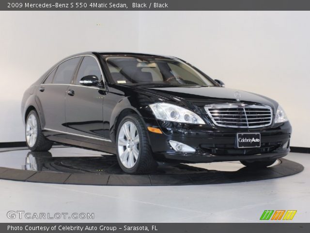 2009 Mercedes-Benz S 550 4Matic Sedan in Black
