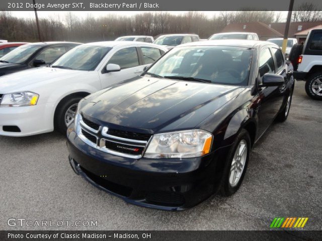 2012 Dodge Avenger SXT in Blackberry Pearl