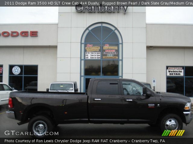 2011 Dodge Ram 3500 HD SLT Crew Cab 4x4 Dually in Rugged Brown Pearl