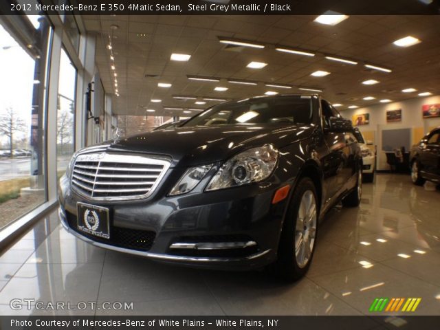 2012 Mercedes-Benz E 350 4Matic Sedan in Steel Grey Metallic