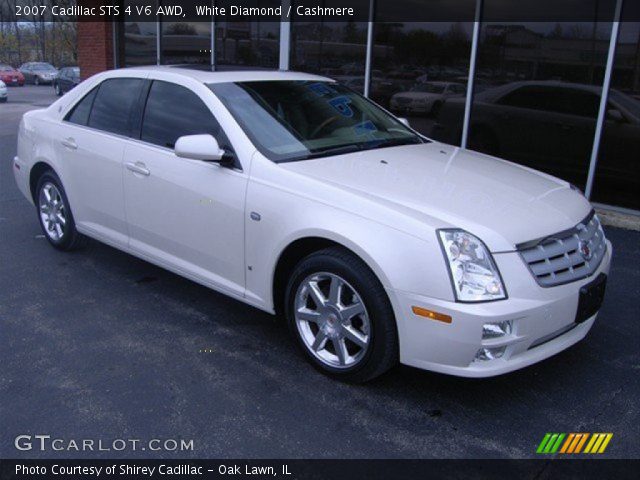 2007 Cadillac STS 4 V6 AWD in White Diamond