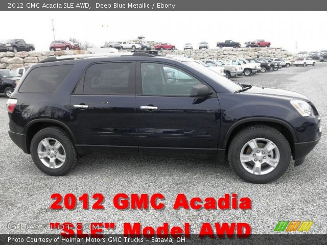 2012 GMC Acadia SLE AWD in Deep Blue Metallic
