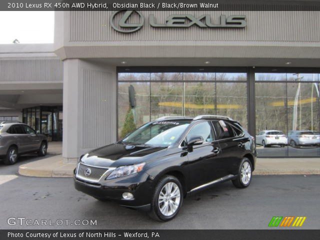 2010 Lexus RX 450h AWD Hybrid in Obsidian Black